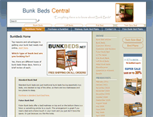 Tablet Screenshot of bunkbedscentral.com